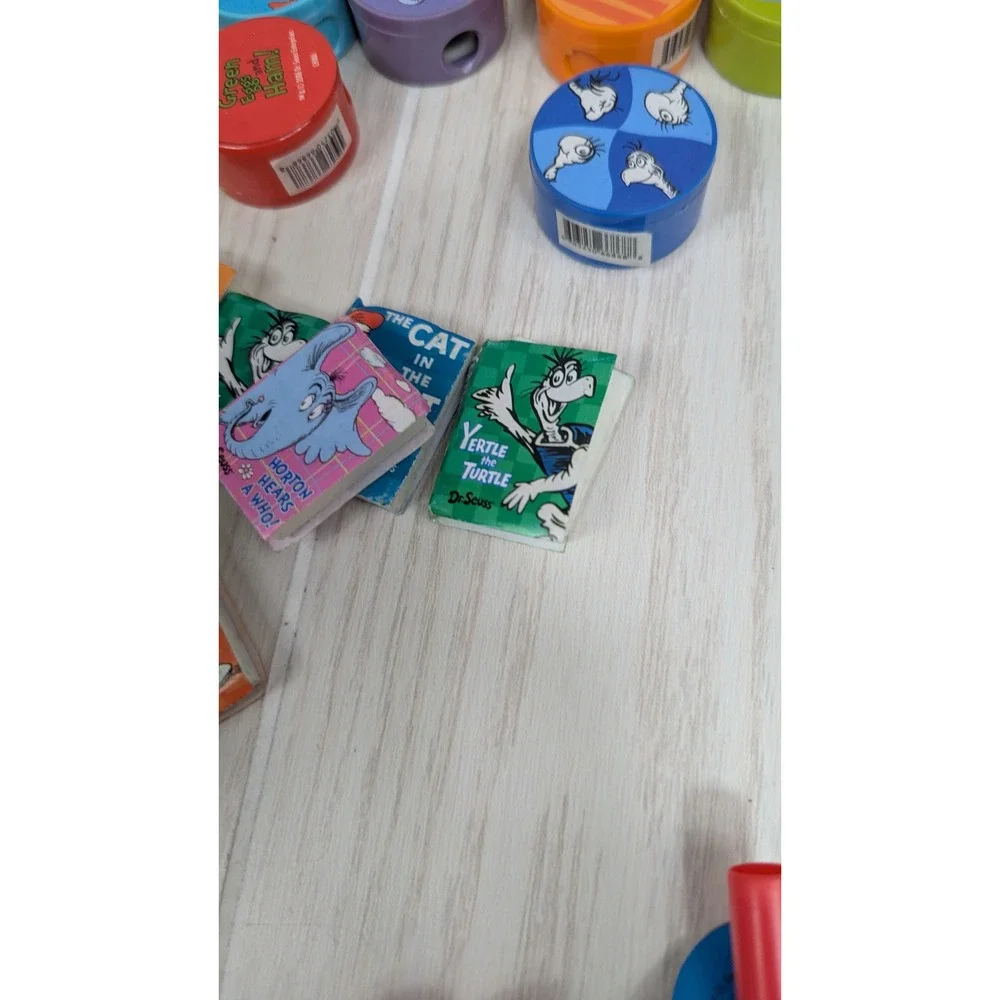 Dr. Seuss Party Favor Teacher Prizes Lot Cat in the Hat Horton pencils bags +